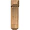Ekena Millwork Thorton Craftsman Rough Sawn Bracket w/ Offset Brace, Western Red Cedar, 8"W x 18"D x 30"H BKT0806X18X30THR04RWR - alternate 2